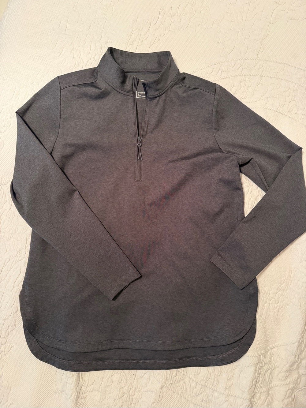 Port Authority Charcoal Gray 1/2 Zip Pullover